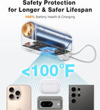 TORRAS Save 20% to Buy Both Together Gray Minimag Power Bank 10000mAh & White Mini Portable Charger 5000mAh