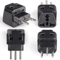 OREI Switzerland Power Plug Adapter, 2 in 1 USA Grounded Connection - Universal Socket - Type J - 4 Pack - Perfect for Cell Phones, Laptops, Chargers & More