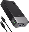 JUOVI Laptop Power Bank 20000mAh 90W USB C Portable Charger，PD QC Fast Charging 4-Port(2C+2A) External Battery Pack for MacBook Laptop iPad iPhone Samsung Steam Deck, Perfect for Travel & Business