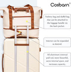 Cosbarn 5 Piece Luggage Sets with Spinner Wheels, Hardshell ABS Suitcase Set with Tsa Lock, Lightweight Hardside Waterproof Travel Suitcases for Men Women, DarkBlue (20"/24"/28")