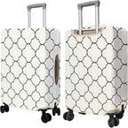 Travel Luggage Cover Suitcase Protector Fits 18-32 Inch Wheel Covers PatternedTravel Related Items Flower Luggage Protector Elastic L