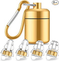 YomauiYee High Fidelity Concert Earplugs for Concerts Musicians, Music Festivals, Earplugs for noise reduction, 24db 2 Pairs (Gold)