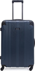 Kenneth Cole REACTION Out of Bounds Lightweight Hardshell 4-Wheel Spinner Luggage, Naval, 28-Inch Checked