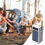 High-Capacity Solar Battery Banks, 120W External Power Packs, 50000mAh Survival Gear, Built-in Cable Chargers, Multi-Output Portable Stations