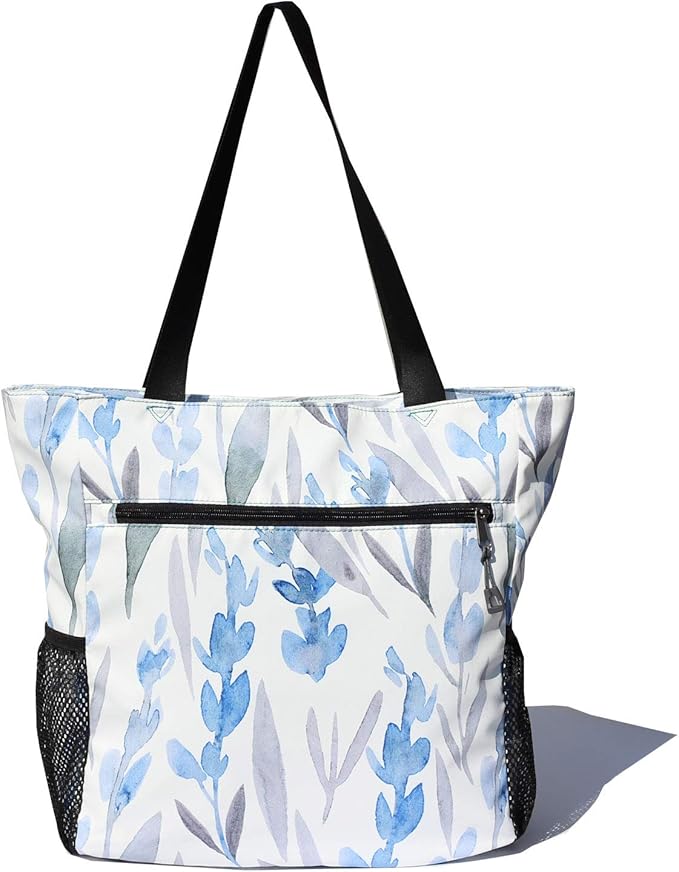 Original Floral Water Resistant Large Tote Bag Shoulder Bag for Gym Beach Travel Daily Bags Upgraded