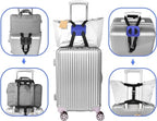 Luggage Straps Bag Bungee, Luggage Bungee - Luggage Straps Suitcase Adjustable Belt-(Blue-2)