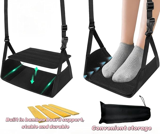 Airplane Footrest,Foot Hammock Airplane,Foot Hammock,Travel Accessories,Office/Plane Footrest/Essentials