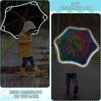 ALAZA Kids Umbrella Stick Umbrellas Cute Umbrella for Boys Girls Toddler UV/Sun Rain Windproof
