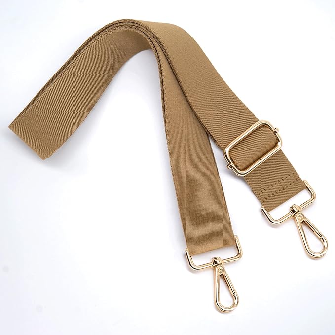 S&loyoe Thickened Solid Color Purse Straps Replacement Crossbody Bag Strap Adjustable Wide Guitar Straps for Handbags 1.5inch
