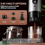 kejector Portable Coffee Maker Espresso Machine for Travel Nano Car Coffee Maker Compatible with Ground Coffee & Capsule for RV, Hiking Camping Office, Travel Espresso Maker Electric Coffee Machine