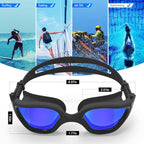 ZIONOR Swim Goggles, Upgraded G1 Polarized Swimming Goggles Anti-Fog for Adult Men Women