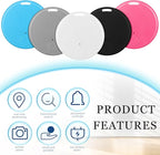 Konohan 5 Packs Smart Item Finder Portable Tracker GPS Tracking Mobile Anti Loss Smart Device Key Finder Tag Locator with Sound for Bags Wallets Backpacks Pets Keys Luggage(Cute)