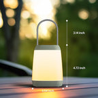 HOKOILN 2 Pack LED Camping Lights, Battery Powered LED Camping Lantern with 3 Modes, Portable Night Light for Tent, Hiking, Emergency, Backpacking, Indoor and Outdoor Use