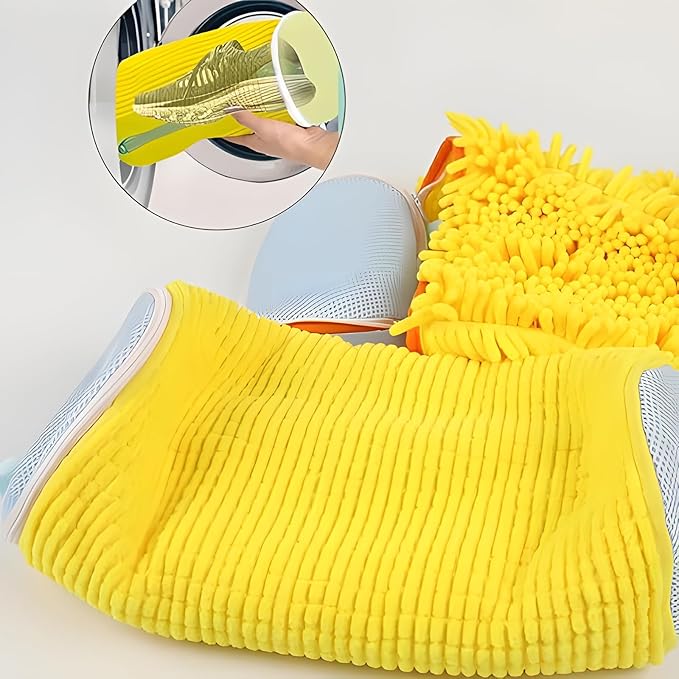 Shoe Washing Machine Bag Sole suds Magic Bag Laundry Shoes Bag (2pc Grey)
