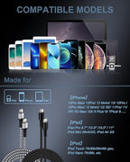 USB C Lightning Cable for iPhone 13 Pro Max, Apple Certified Powerline C-Type Charger cord Fast Charging Original Lighting Wire for iPhone 14 Pro Max 13 12 11 SE X XS XR 8 Plus Power Delivery Cord 3ft