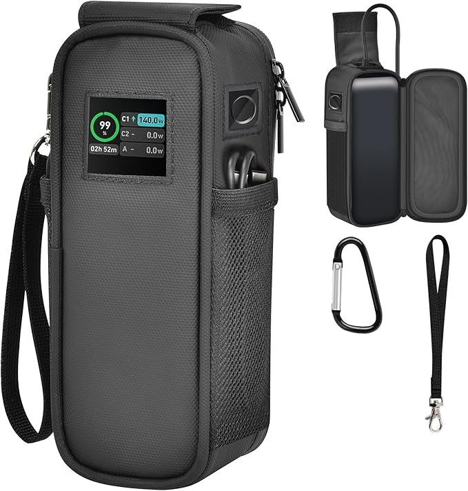 Case Compatible with Anker 737 Power Bank, 24,000mAh 3-Port Laptop Portable Charger, Battery Chargers Travel Carrying Holder for Laptop Phone Computer Fast Charging &USB Cables, Adapters (Bag Only)