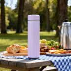 PARACITY Insulated Water Bottle,15 oz Stainless Steel Thermal mug, Double Wall Vacuum Water Bottle, Metal Water Bottle Keeps Hot for 12 Hrs, Cold for 24 Hrs, for Coffee, Drinks(pink)