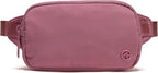 Pander Mini Belt Bag – Ultra Compact, Fits 6.7” Phone, Lipstick, Earbuds, Essentials, Small Crossbody Waist Purse, Lux Lavender