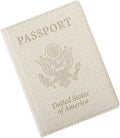 Passport Holder,Travel Essentials,Travel Gifts(Off White)