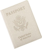 Passport Holder,Travel Essentials,Travel Gifts(Off White)