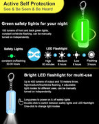 Personal Alarm for Women, Rechargeable with Safety Lights & Low Battery Notice, 130dB Siren with LED Flashlight Strobe Light for Emergency, Dual Light Sources Safety Keychain