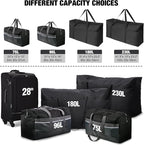 REDCAMP Foldable Travel Bag, Large Sports Bag, 75L/96L/100L, Lightweight Waterproof Tote Bag