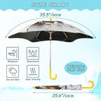 ALAZA Kids Umbrella for Girls Boys UPF 50+ Anti-UV Umbrella for Rain and Sun Age 3-8