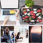 Laptop Shoulder Bag for Women Men, Waterproof Computer Case Messenger Bag Briefcase for Business Office Travel