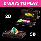 Educational Insights Kanoodle - 3D Brain Teaser Puzzles for Kids, Spatial Puzzle Games for Adults, Teens and Kids, Problem Solving Toys and Logic Puzzles, Single Player Games (Pack of 2)