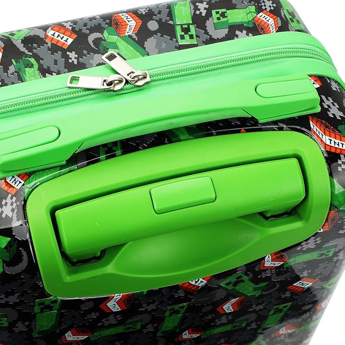 Bioworld Minecraft Creepers 2-Piece Backpack & 18" Luggage Set