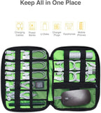 Luxtude Travel Cable Organizer Bag, Flat Cord Organizer Case, Travel Essentials for Wire/Cord/Charger/Cable Storage/Tech Accessories/Tech Gifts