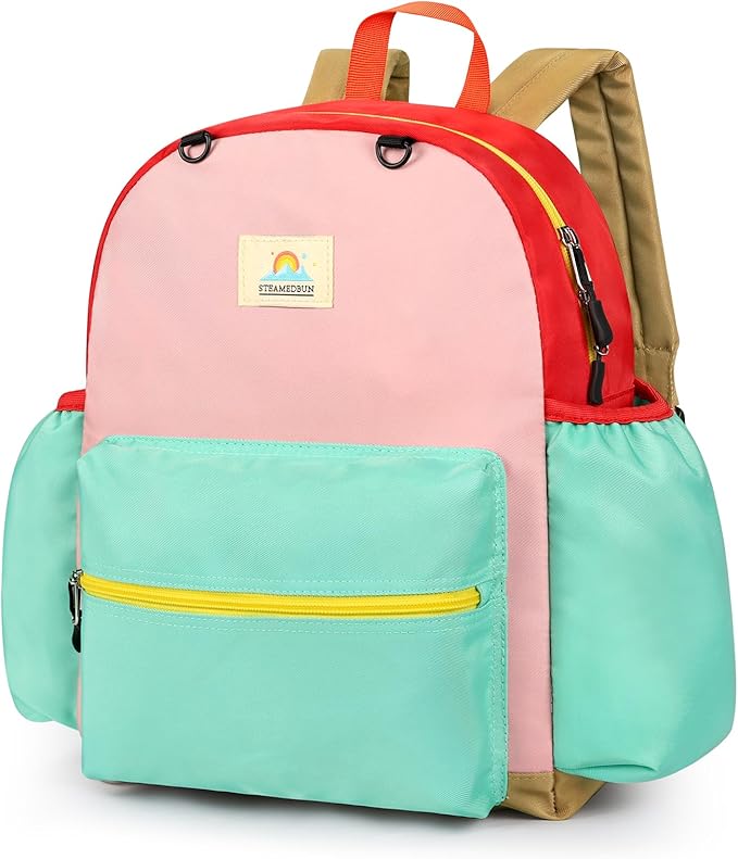 STEAMEDBUN Kids Backpack for Girls 6-8: Toddler Backpack for Preschool Kindergarten - Girls Backpacks for Elementary 4-6