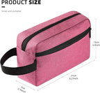 Icramsy Travel Toiletry bag Toiletry bag for women men Hanging Cosmetic bag Travel accessories for Women Men (Rosy)
