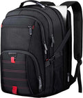 ANTERK Extra Large Travel Laptop Backpack, 17.3 Inch Carry on Backpack for Men Women, Big Anti Theft Water Resistant College Bussiness TSA Airline Approved Work Computer Backpack, Black