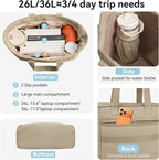 Puffer Tote Bag with Pouch,Women's Lightweight Quilted Shoulder Bag,15.6"/17.3" Laptop Travel Weekender for Work & Nurses