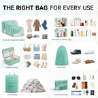 11 Set Packing Cubes for Travel, Gifts for Women Mom,Anti-Tearing Suitcase Organizer,OlarHike Vacation Essentials & Accessories for Cruise Ship