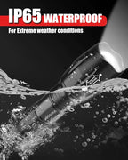 Victoper LED Flashlight 1 Pack, Bright Tactical Torch High Lumens with 5 Modes, Waterproof Zoomable Flash Light for Outdoor, No Battery Included
