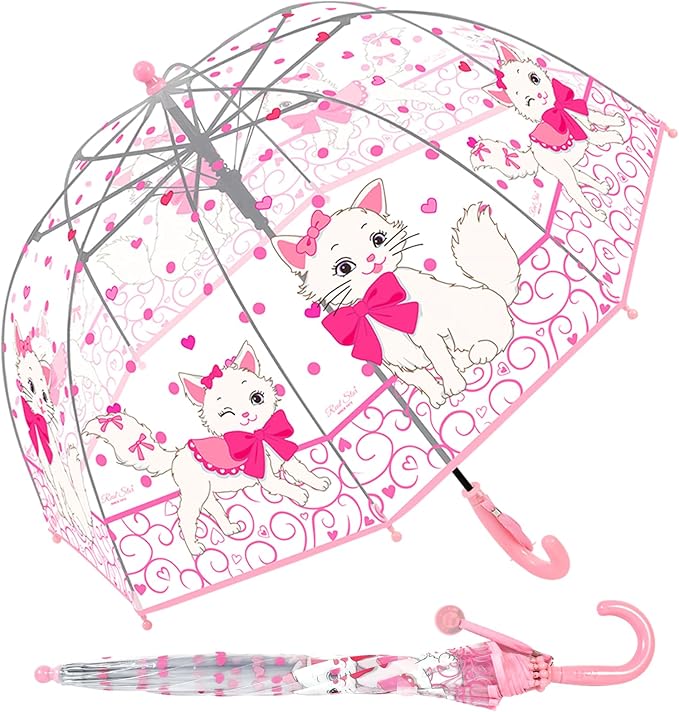 Kids Clear Umbrella for Rain Dome Bubble Umbrellas Windproof for Kids Boys and Girls