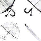 Kids Clear Umbrella for Rain Dome Bubble Umbrellas Windproof for Kids Boys and Girls