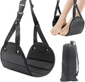 1-Pack Foot Hammock for Plane Travel | Adjustable and Lightweight Portable Under Desk Foot Rest for Air Travel and Office | Essentials to Relax Your Feet