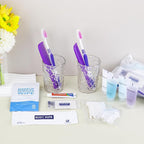 Pack of 5 Basic Toiletry Kits, Individually Packed, Personal Hygiene Kit Bulk Homeless Care Package Supplies, Travel Size Convenience Kits Suitable For Hotel, Home, Camping, Travel