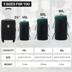 MIER Large Duffel Backpack Sports Gym Bag with Shoe Compartment, Heavy Duty and Water Resistant, Green, 45L