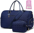 Duffle Bag for Travel, Weekender Bag with Shoe Compartment, Carry On Overnight Bag for Women with Toiletry Bag, Gym Bag with Wet Pocket, Hospital Bags for Labor and Delivery Beige
