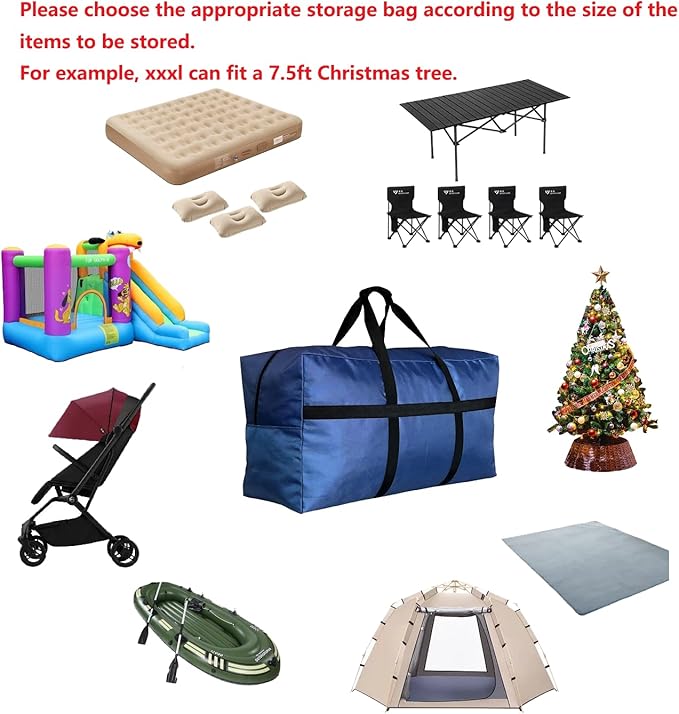 Extra Large Storage Duffle Bag for Travel, Big Foldable XL Duffle Bag for Traveling - Turquoise