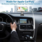[Apple MFi Certified] iPhone 16 Fast Car Charger, Caiinei 75W PD&QC USB-C Car Power Cigarette Lighter USB-C Car Carplay Charger with 6FT Coiled Type-C Cable for iPhone 16 Pro/16 Pro Max/15/15 Pro/iPad