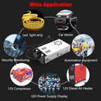 IMAYCC 110V AC to 12V DC Converter Power Supply 12V DC Switch Transformer for LED Strip, LCD Monitor, CCTV, Radio,Car Stereo and Diesel Heater 50A 600W
