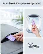 Handy Purple USB C Power Bank Portable Phone Charger With Stand, 5000mah Mini Battery Pack Backup Charger with Digital Display for iPhone 17/16/15 series, Littile Mobile Charger for Samsung/Google/LG