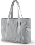 BAGSMART Tote Bag for Women, Tote Bag with Zipper Work Tote with Compartments Nurse Shoulder Hanbag for Travel, Gym