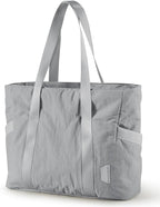 BAGSMART Tote Bag for Women, Tote Bag with Zipper Work Tote with Compartments Nurse Shoulder Hanbag for Travel, Gym