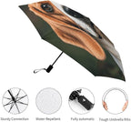 Cowboy Black Hat Western Boots Umbrellas for Rain Portable Travel Umbrellas Lightweight Automatic Windproof Folding Umbrella Compact Outdoor Beach Umbrella for Women, Men